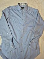 Heren overhemd Cavallaro Napoli mt 40, Blauw, Zo goed als nieuw, Cavallaro Napoli, Halswijdte 39/40 (M)