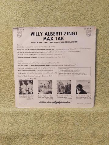 Willy Alberti zingt Max Tak. Orkest o.l.v. Jan Corduwener. beschikbaar voor biedingen