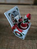 Vintage speeldoos Schmid Mickey Mouse Santa Clause is coming, Ophalen of Verzenden, Zo goed als nieuw