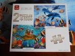 2 legpuzzels dolfijnen en schildpad 2x 1.000, Hobby en Vrije tijd, Ophalen of Verzenden, 500 t/m 1500 stukjes, Gebruikt, Legpuzzel