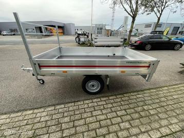 Plateau aanhanger ongeremd 750kg NIEUW 260x150 beschikbaar voor biedingen