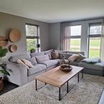 montel infinity hoekbank , grijs van kleur, Ophalen of Verzenden, Gebruikt