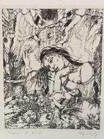 Schepping (ets, Ronald Ergo, 1995), Antiek en Kunst, Kunst | Litho's en Zeefdrukken, Ophalen of Verzenden