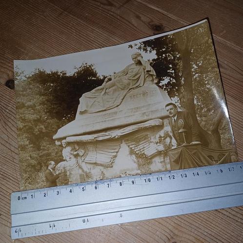 Inauguratie 1927 Monument Beethoven in Bois de Vincennes, Verzamelen, Foto's en Prenten, Zo goed als nieuw, Voor 1940, Ophalen of Verzenden