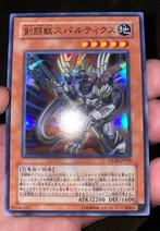 Yu-Gi-Oh! Gladiator Beast Spartacus Glas-JP018 Japanse Ed !, Hobby en Vrije tijd, Verzamelkaartspellen | Yu-gi-Oh!, Foil, Ophalen of Verzenden