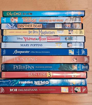 Disney Dvd films  beschikbaar voor biedingen