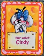 Twee wandbordjes met de naam Cindy (Diddl e.a.), Ophalen of Verzenden, Nieuw