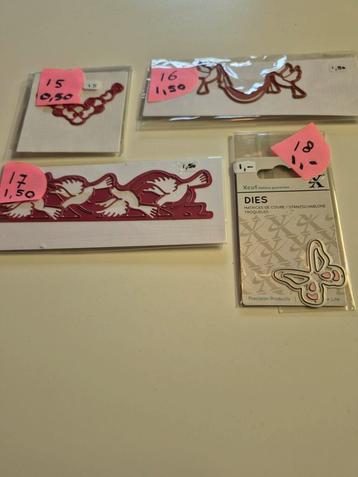 Embossing snijmallen  beschikbaar voor biedingen