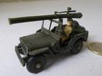 1964 Dinky Toys 80B JEEP AVEC CANON 106SR. + DRIVER! I.g.st.