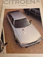1984 Nederlands Citroën CX folder óók CX PRESTIGE 4,90M, Ophalen of Verzenden, Zo goed als nieuw, Citroën