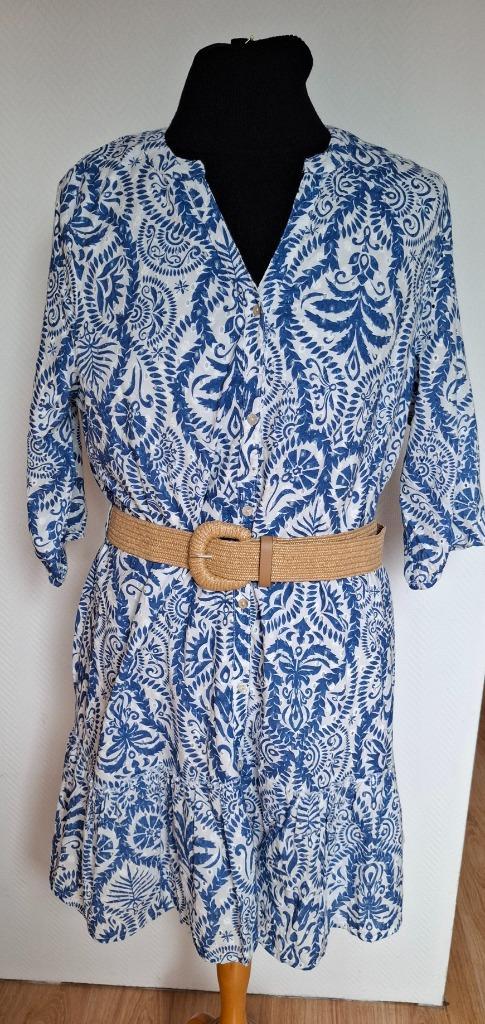 Nieuw. Prachtige tuniek/jurkje mt. 54 van MS Mode., Kleding | Dames, Grote Maten, Nieuw, Blouse of Tuniek, Blauw, Verzenden