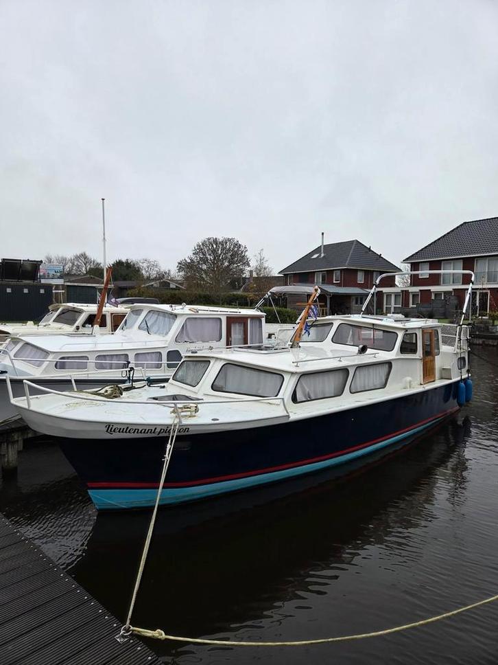 Motorjacht 10 meter, Watersport en Boten, Motorboten en Motorjachten, Gebruikt, Staal, 9 tot 12 meter, Diesel, Binnenboordmotor
