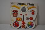 Mooi oud baby speelgoed Papillon Vlinder bord, Ophalen of Verzenden, Zo goed als nieuw, Babygym, Met geluid