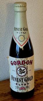 Vol oud Gordon Finest Gold Blond uit 1996 collector's item, Verzamelen, Biermerken, Ophalen of Verzenden, Zo goed als nieuw, Flesje(s)