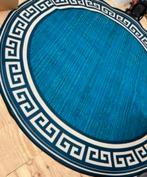 XL rond vloerkleed tapijt 200cm ronde cirkel Chinese stijl, Blauw, Rond, Ophalen of Verzenden, H