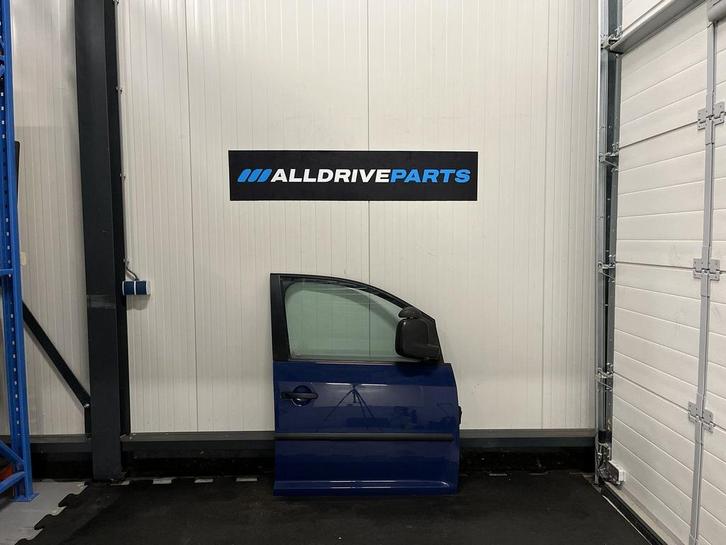 Volkswagen Caddy Voorportier rechts blauw LA5C 2K0831056B, Auto-onderdelen, Carrosserie en Plaatwerk, Deur, Voor, Rechts, Gebruikt