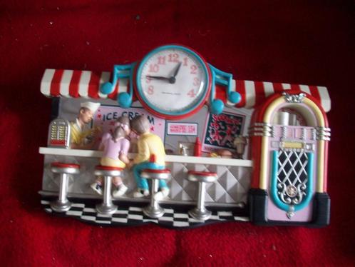 jukebox wurlitzer klok muur decoratie, Verzamelen, Automaten | Jukeboxen, Gebruikt, Wurlitzer, 1970 tot heden, Ophalen of Verzenden