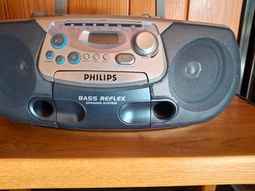 Philips Radio CD Cassette Recorder - Vintage! beschikbaar voor biedingen