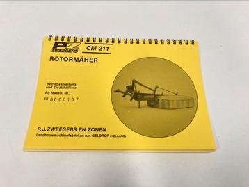 PZ Zweegers CM211 handleiding Duits beschikbaar voor biedingen