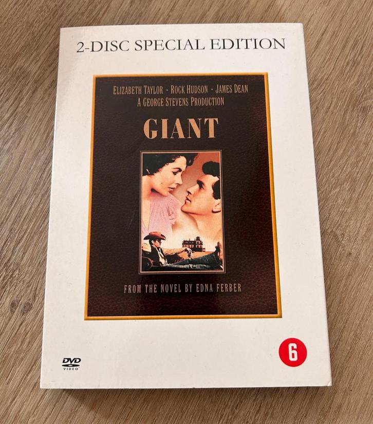 2-DVD Giant James Dean Elizabeth Taylor Special edition, Cd's en Dvd's, Dvd's | Klassiekers, Zo goed als nieuw, Drama, 1940 tot 1960