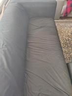 IKEA klippan bank zwart, met poef, Ophalen, Gebruikt, Zwart, Tweepersoons