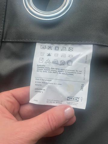 Blackout Curtains IKEA“Merete”-Grey , 145  x 250 cm beschikbaar voor biedingen