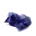 Minerva Mine fluoriet met chalcopyriet (paars, blauw)., Verzamelen, Mineralen en Fossielen, Ophalen of Verzenden
