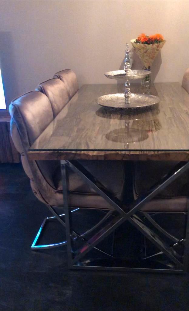 Erik kuster style comlpeet €2500      (Bankstel  apart €1750, Huis en Inrichting, Tafels | Eettafels, Zo goed als nieuw, 50 tot 100 cm