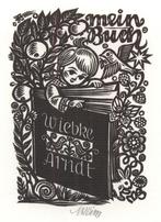 1188 Ex Libris Duitsland : Maria Bauer-Klimbachen, z.j., Antiek en Kunst, Kunst | Etsen en Gravures, Verzenden