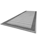 Hilvard Keukenloper - 150x50 cm - Taupe en Grijs Patroon, 100 tot 150 cm, Verzenden, Grijs, Laagpolig