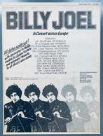 BILLY JOEL 1979 vintage Advertentie EUROPESE TOUR Carré, Verzamelen, Posters, Gebruikt, Ophalen of Verzenden, A4 of kleiner, Rechthoekig Staand