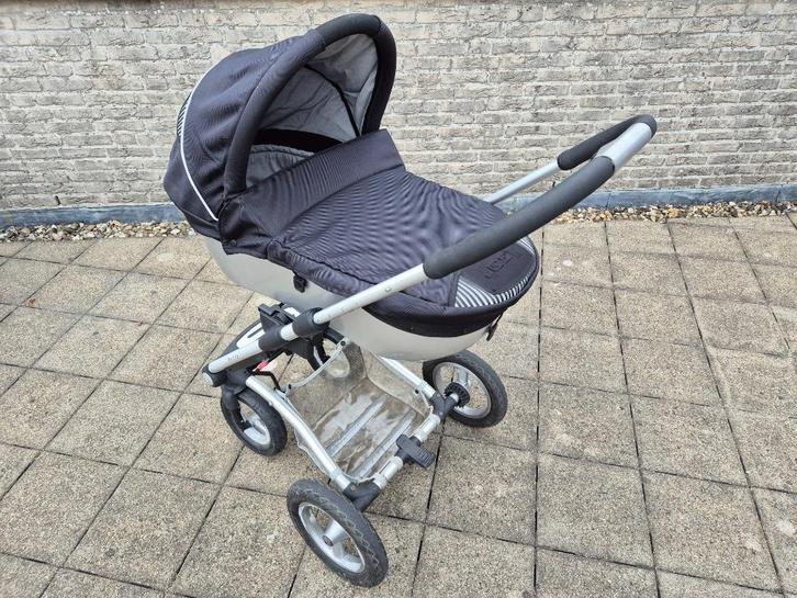 Mutsy 4Rider Joey zwart/zilver, Maxi-Cosi en campingbedje, Kinderen en Baby's, Kinderwagens en Combinaties, Gebruikt, Combiwagen