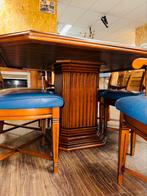 Prachtige klassieke achthoeke tafel met acht stoelen, Antiek en Kunst, Antiek | Meubels | Tafels, Ophalen