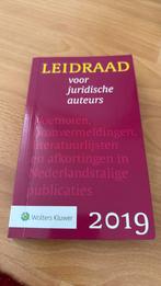 Leidraad voor juridische auteurs, Ophalen of Verzenden, Zo goed als nieuw