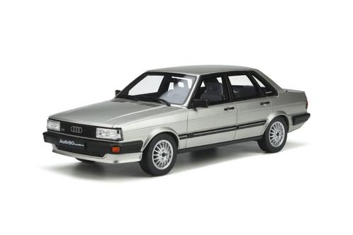 Audi 80 Quattro Sedan Zermatt Zilvergrijs OttoMobile OT940, Hobby en Vrije tijd, Modelauto's | 1:18, Nieuw, Auto, OttOMobile, Verzenden