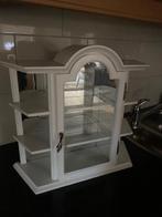 Vitrinekastje, Huis en Inrichting, Kasten | Vitrinekasten, Ophalen, Minder dan 50 cm, Glas, Zo goed als nieuw