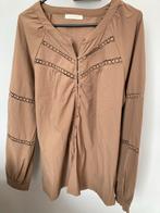 Praxhtige Bruine Blouse met details van Triple Nine, Ophalen of Verzenden, Zo goed als nieuw, Maat 42/44 (L), Bruin