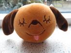 Bruin velours hond hondje van Hema bruine balvormig squeezy, Ophalen of Verzenden, Zo goed als nieuw, Hond