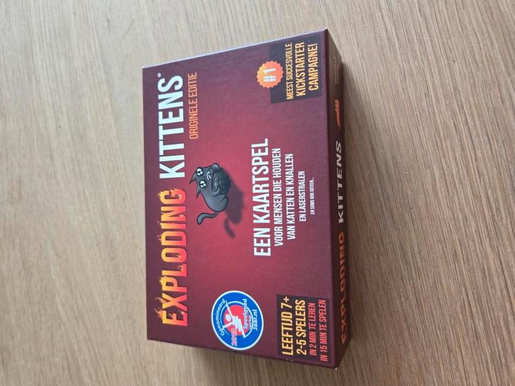 exploding kittens kaartspel, Hobby en Vrije tijd, Gezelschapsspellen | Kaartspellen, Nieuw, Ophalen of Verzenden