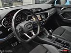 Audi Q3 Sportback 45 TFSI e S Edition Panorama/3x S-line/Cam, Auto's, Adaptive Cruise Control, Zwart, Leder en Stof, Wit