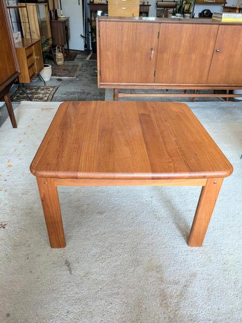 Deense vintage salontafel midcentury, Huis en Inrichting, Tafels | Salontafels, Zo goed als nieuw, 50 tot 75 cm, 50 tot 100 cm