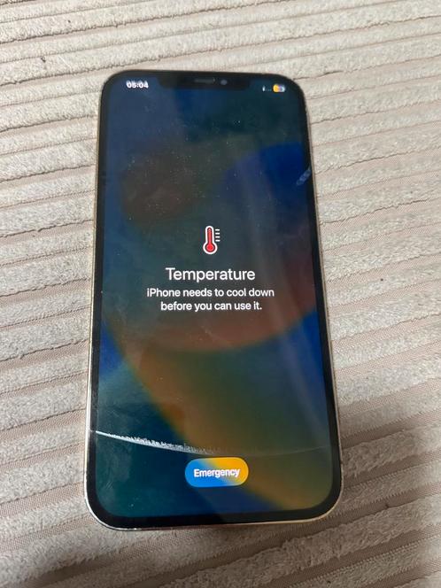 Defecte Apple iPhone 12 pro max 128Gb goud, Telecommunicatie, Mobiele telefoons | Apple iPhone, Niet werkend, 128 GB, Goud, Ophalen