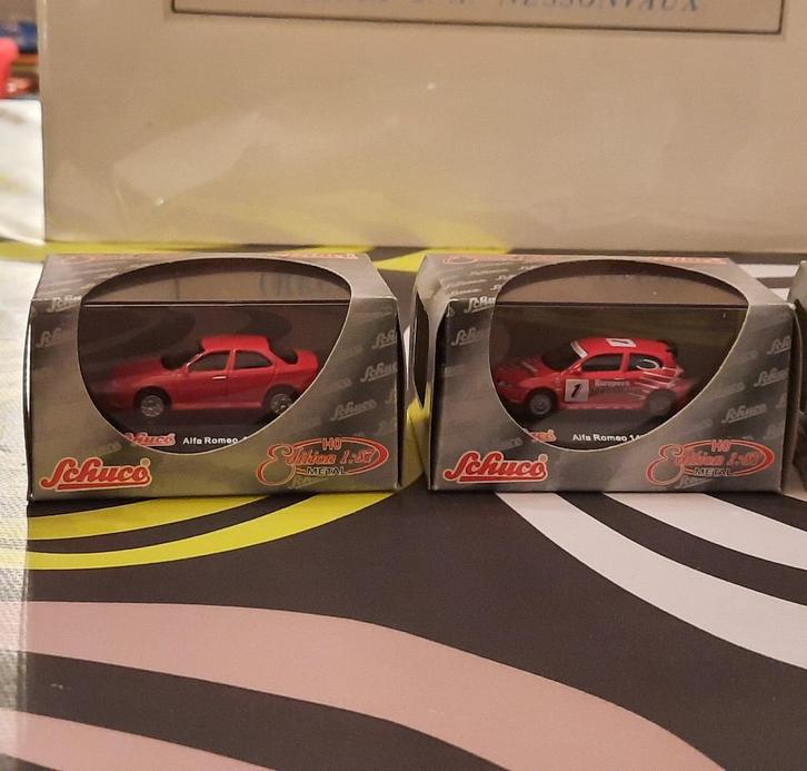 2x Alfa Romeo modellen 1/87, Hobby en Vrije tijd, Modelauto's | 1:87, Zo goed als nieuw, Auto, Overige merken, Ophalen of Verzenden