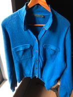 Vest katoen merk Lizzy&Coco mid blauw mt 44-46, Ophalen of Verzenden, Zo goed als nieuw, Maat 42/44 (L), Blauw