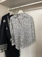Zebra blouse satijn wit met zwart zara maat xs, Kleding | Dames, T-shirts, Maat 34 (XS) of kleiner, Ophalen of Verzenden, Wit