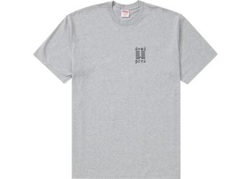 Supreme Grey Tshirt Dead President beschikbaar voor biedingen