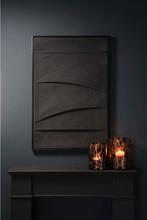 Wandecoratie By-Boo Ven Large Black, Ophalen, Nieuw, 75 tot 100 cm, Schilderij