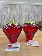 Aardbei LED Decoratie - Set van 2, Ophalen of Verzenden