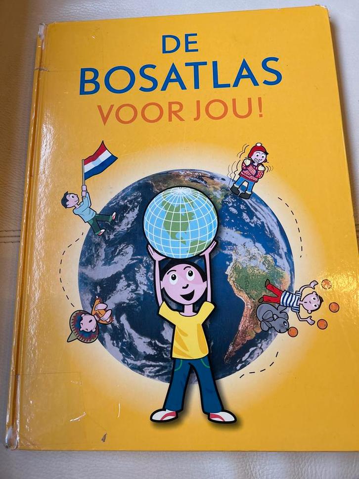 Bosatlas voor Jou! - Jeugdatlas, Boeken, Atlassen en Landkaarten, Gelezen, Bosatlas, Wereld, 2000 tot heden, Ophalen of Verzenden