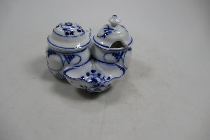 Mooi antiek porselein kruidenrekje / peper en zout stel., Antiek en Kunst, Antiek | Servies los, Ophalen of Verzenden